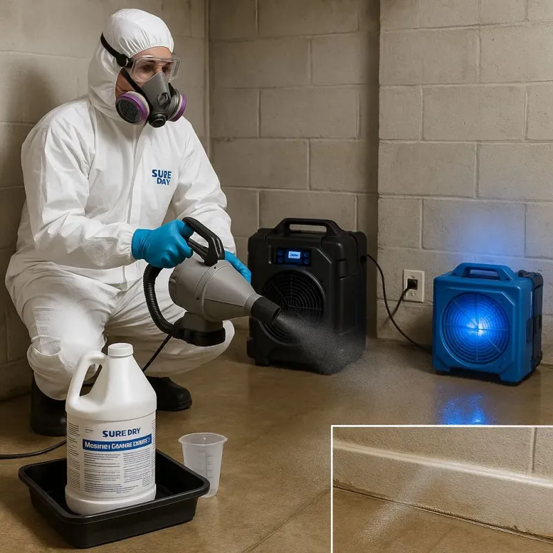 Sanitization and Odor Removal process in Guilford Siding, PA