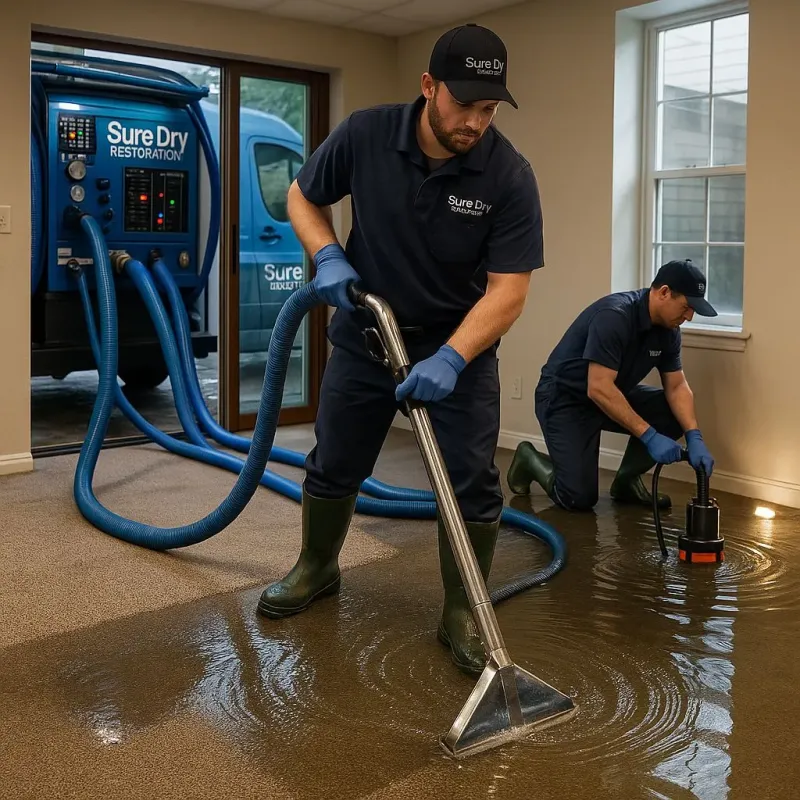 Water Extraction and Removal process in Guilford Siding, PA
